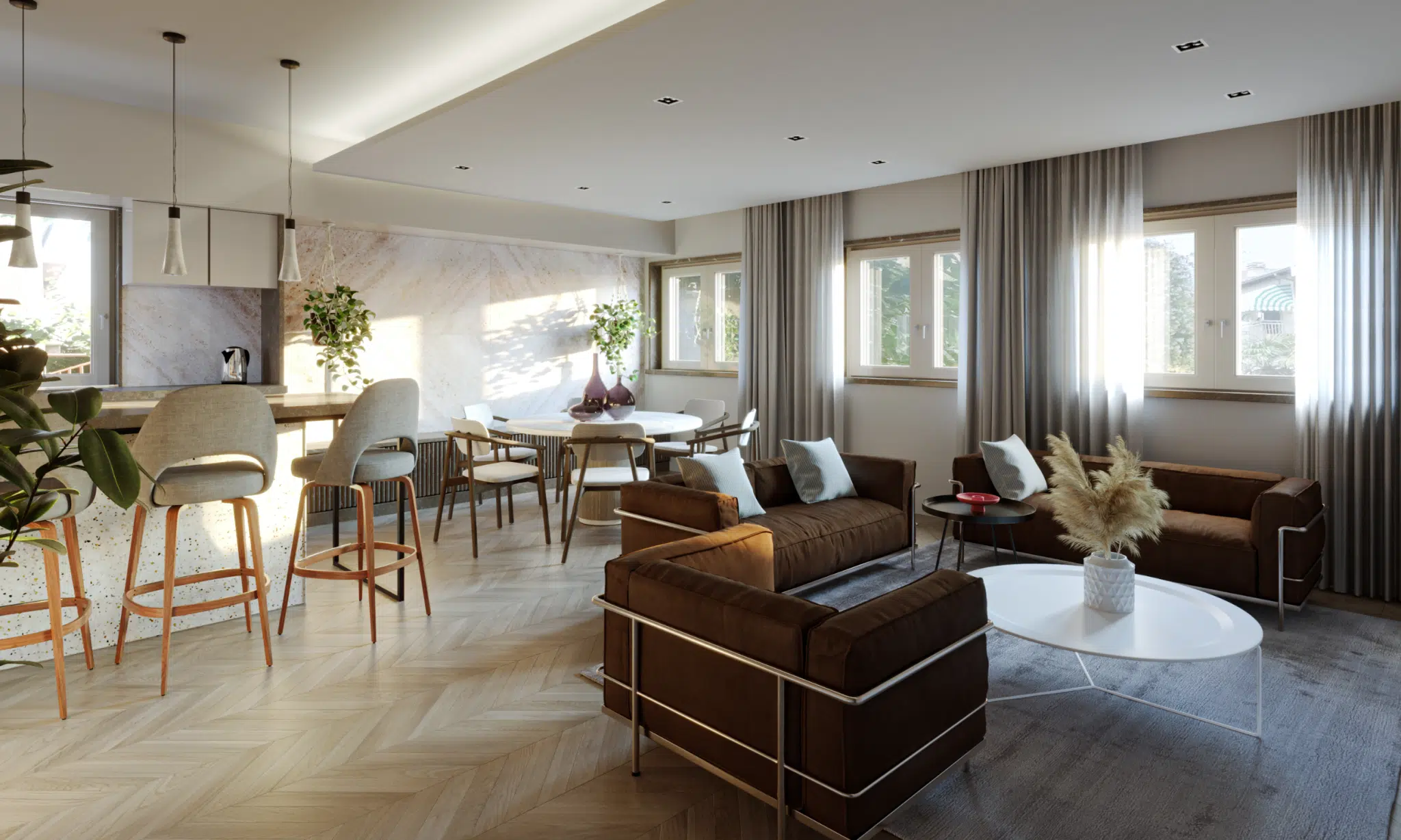 green luxury homes trend