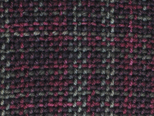 Close up detail of woven fabric in New Moon scarf