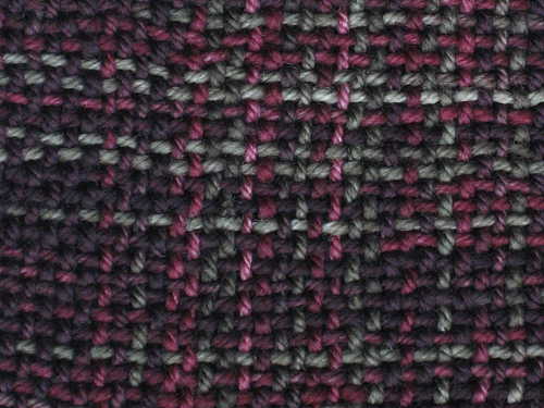 Close up detail of woven fabric
